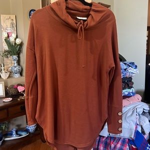 Cute JADE BY JANE Funnel neck long sweater
